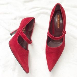 Via Spiga Neda Red Mary Jane pumps Size 10